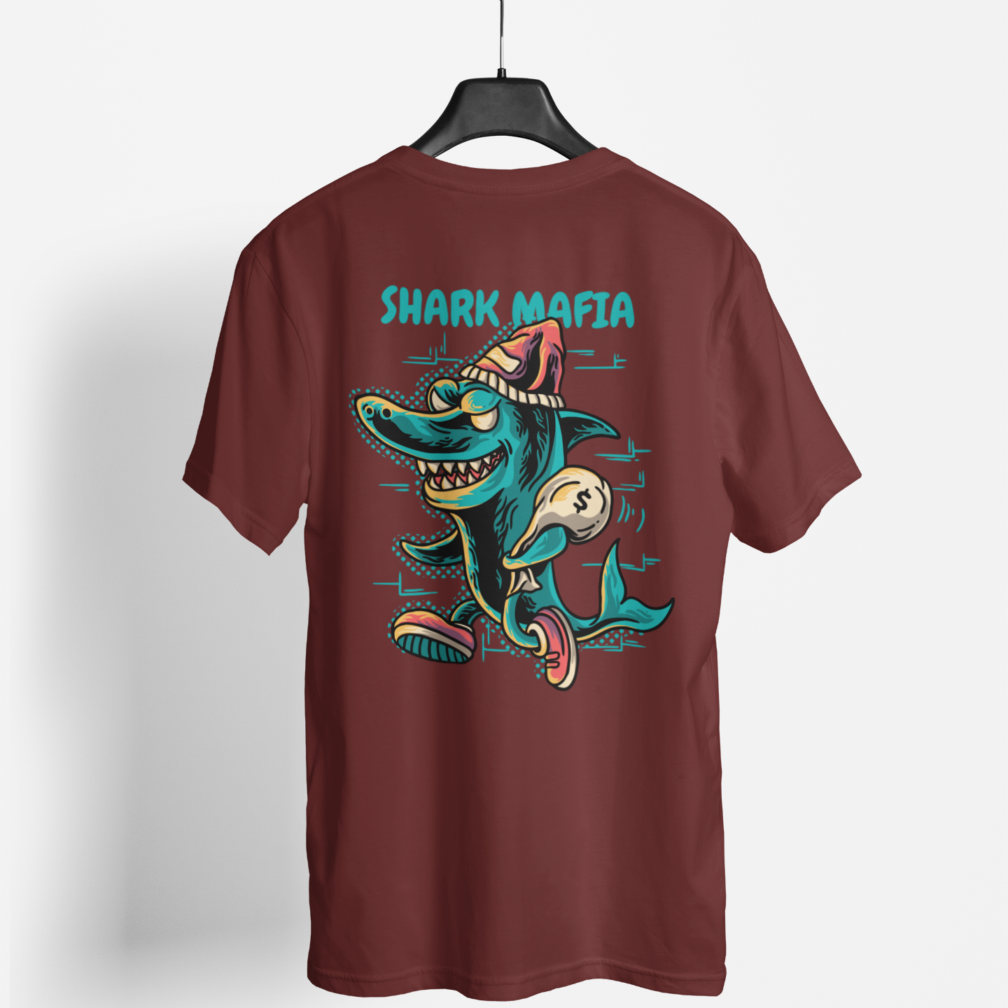 REMERA OVERSIZE SHARK MAFIA